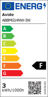 Avide Λάμπα LED Σφαιρική 3W E14 Λευκό 4000K Value